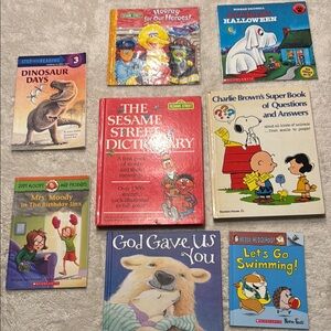 Kids book-lot of 8 as shown